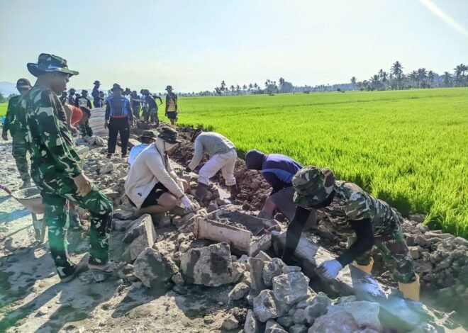 Lawan Panas Demi Rakyat, Satgas TMMD Ke-129 Kodim 1404/Pinrang Terus Kebut Penyelesaian Sasaran