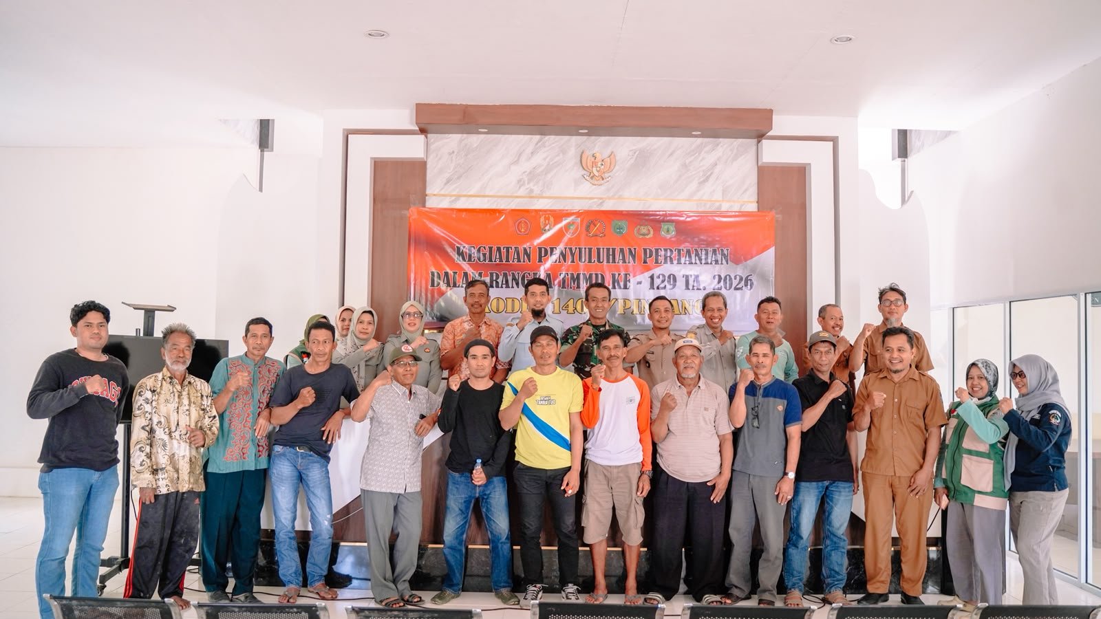 Sasaran Nonfisik Tuntas di Hari Ke-22, TMMD Ke-129 Kodim 1404/Pinrang Tinggalkan Bekal Berharga bagi Warga
