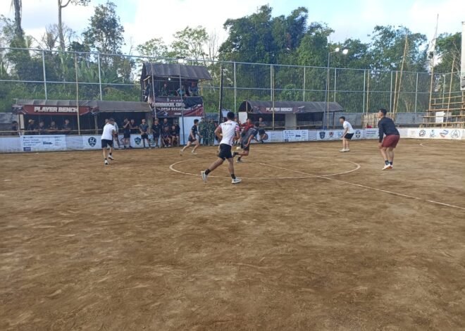 Kebersamaan TNI dan Warga Kian Erat Lewat Pertandingan Futsal TMMD Ke-129