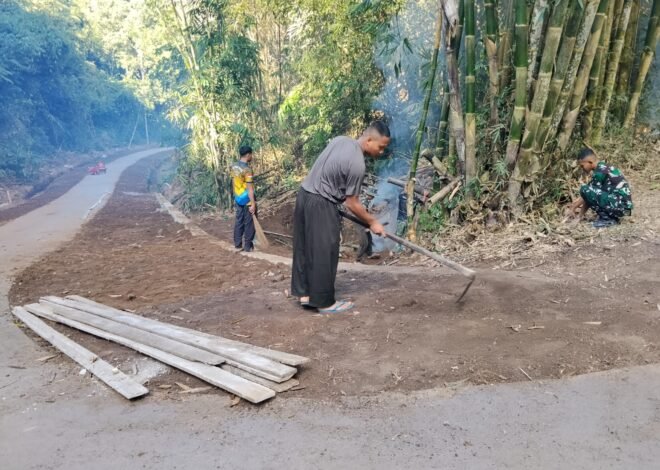 Budaya Merawat Hasil Pembangunan Mulai Dibangun Melalui TMMD Ke-129 di Desa Sekardadi