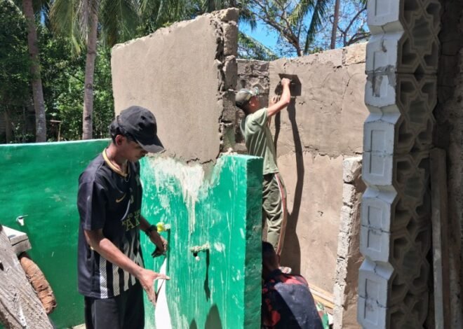 Pekerjaan MCK Masjid di Desa Umbele Lama Dikebut Jelang Penutupan TMMD