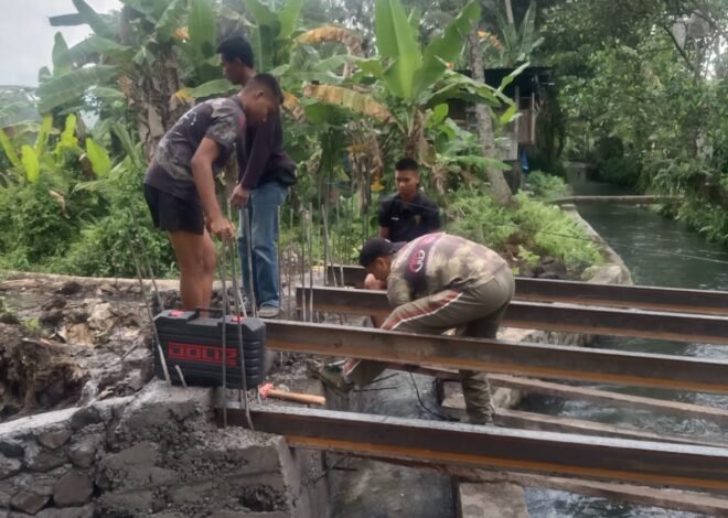 Progres Capai 40,15 Persen, Jembatan Garuda Jodim Klungkung di Desa Tegak Terus Dikebut