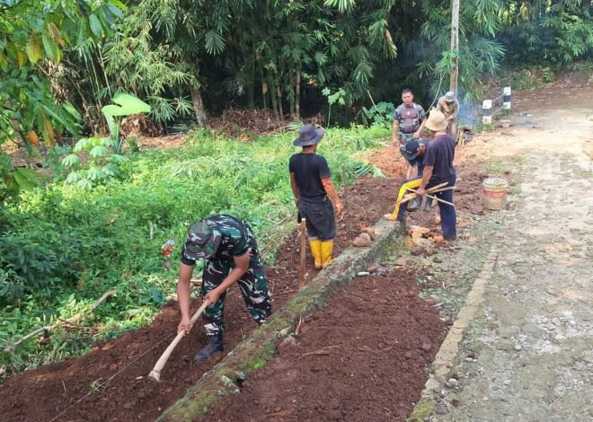 Rabat Beton Percepat Akses Warga, TMMD Wujudkan Jalan Kokoh untuk Kemajuan Desa
