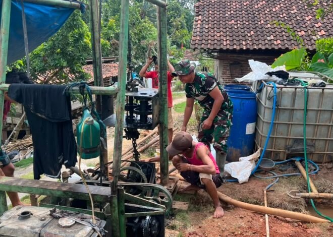 Sumur Bor TMMD Hadirkan Harapan Baru, Krisis Air Bersih Mulai Teratasi