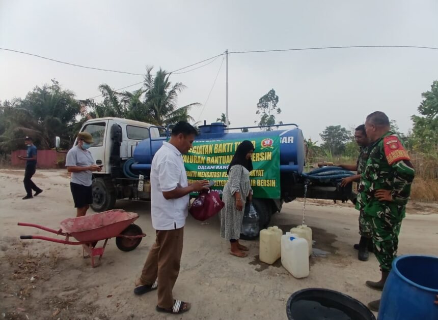 Komitmen TNI: Penyediaan Air Bersih untuk Masyarakat Pasir Panjang