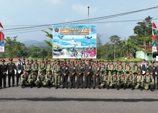 Kodim 1311/Morowali Rayakan 81 Tahun TNI dengan Upacara Khidmat