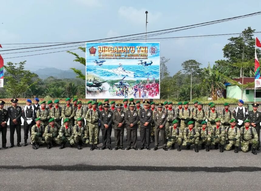 Kodim 1311/Morowali Rayakan 81 Tahun TNI dengan Upacara Khidmat