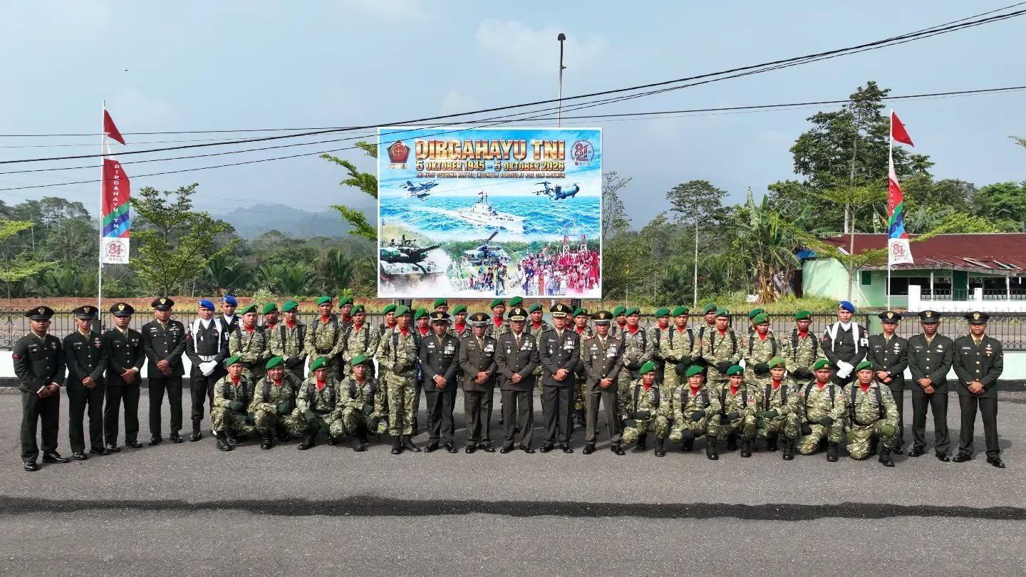 Kodim 1311/Morowali Rayakan 81 Tahun TNI dengan Upacara Khidmat