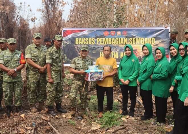 TNI Angkatan Darat Gelar Aksi Sosial di HUT Ke-81 di Kapuas