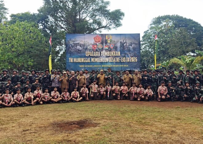 Ajak TNI, Wali Kota Ambon Resmikan Program TMMD untuk Pembangunan Masyarakat