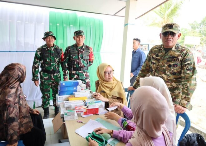 Pembukaan TMMD ke-130 Tanah Laut: Bazar dan Bakti Sosial Dukung Masyarakat