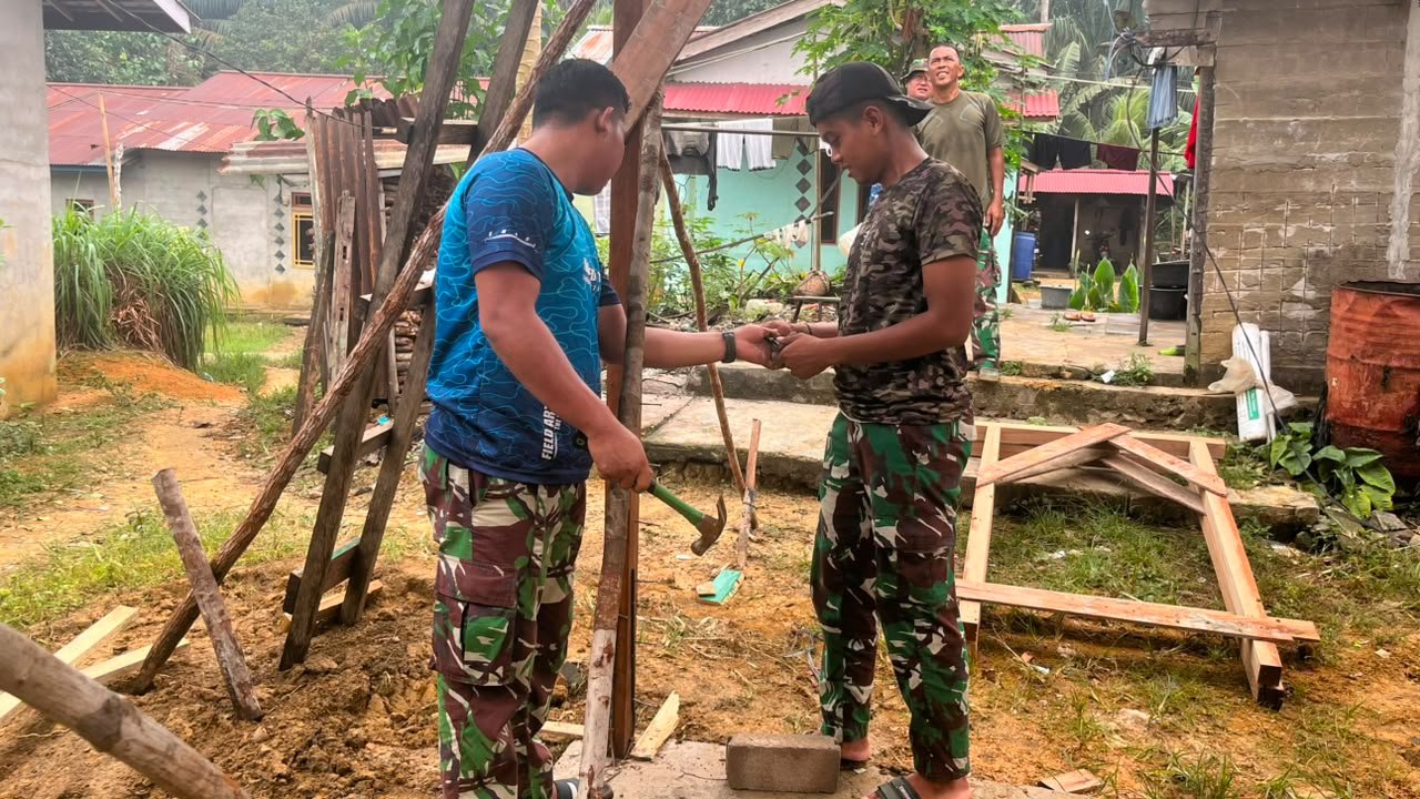 Kiprah Satgas TMMD Ke-130: Menghadirkan Harapan dan Hunian Layak untuk Bu Suhanim