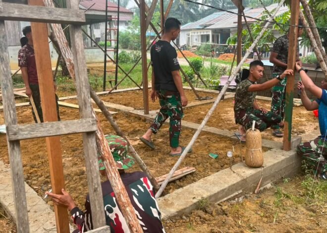 Satgas TMMD ke-130 Berikan Dukungan Penuh untuk Mewujudkan Rumah Bu Suhanim