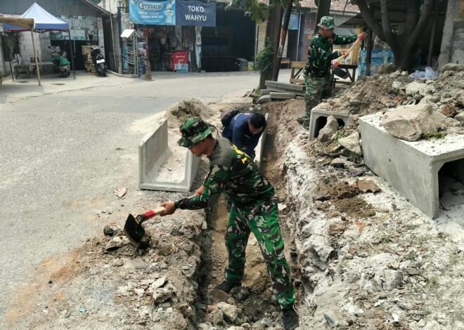 Pemberdayaan Masyarakat Melalui Penggalian Parit di Sumur Bandung oleh TMMD