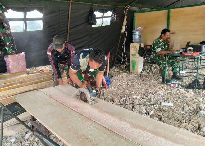 Satgas TMMD Kodim 0510/Tigaraksa Lengkapi Persiapan Material Pembangunan di Desa