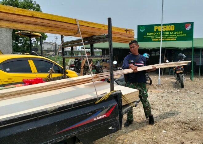 Satgas TNI TMMD ke-130 Sukses Mobilisasi Material untuk Pembangunan Desa