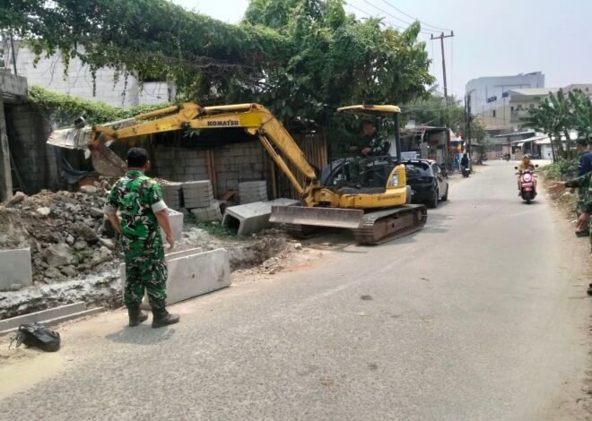 Hadirkan Solusi Drainase, Satgas TMMD Bangun U-Ditch di Desa Sumur Bandung