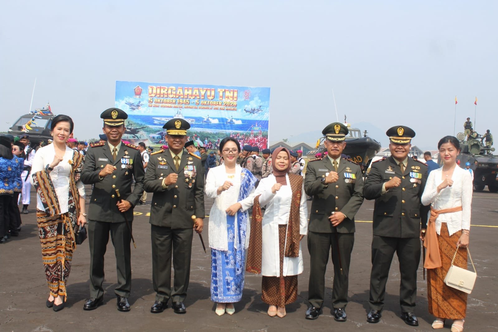 Kolonel Yosip Brozti Dadi Ikuti Upacara HUT TNI Ke-81 di Minahasa Utara