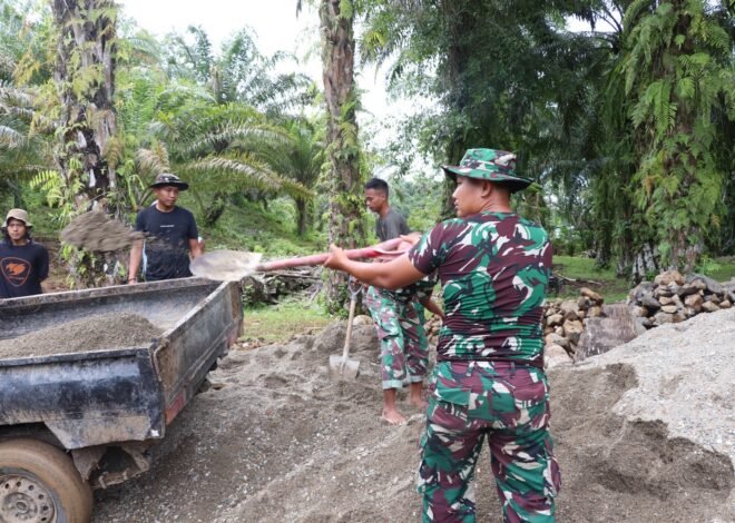 Warga Kandang Limun Bersatu Mewujudkan Jalan Impian Melalui TMMD