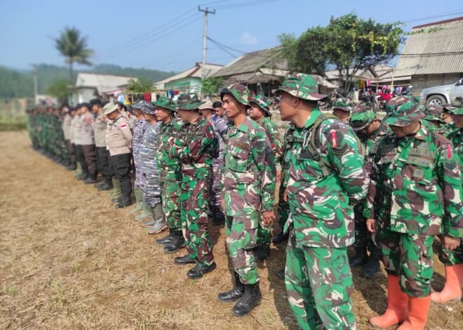 Satgas TMMD ke-130 Gelar Apel Pagi untuk Renovasi Rumah Warga di Lebak