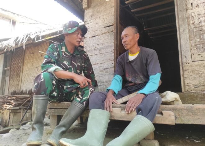 Setelah 30 Tahun Tinggal di Rumah Rusak, Bapak Entang Dapat Harapan dari TMMD