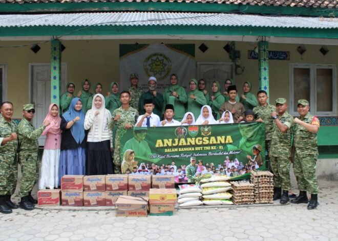 Kodim 0426/TB Persembahkan Cinta bagi Anak Yatim pada HUT TNI ke-81