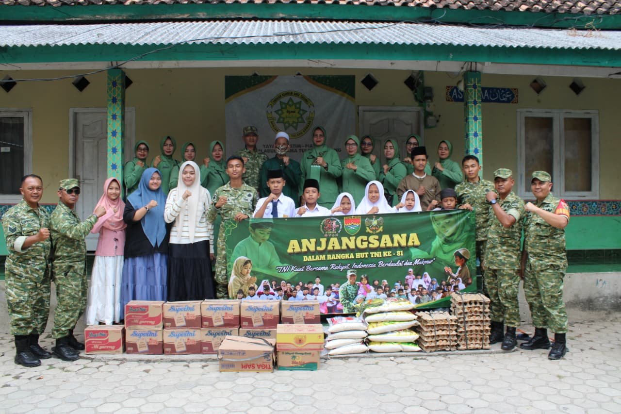 Kodim 0426/TB Persembahkan Cinta bagi Anak Yatim pada HUT TNI ke-81