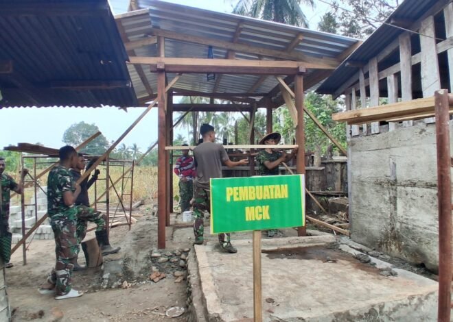 Keterlibatan TNI dalam TMMD ke-130 Memperkuat Kemandirian Masyarakat Nabire