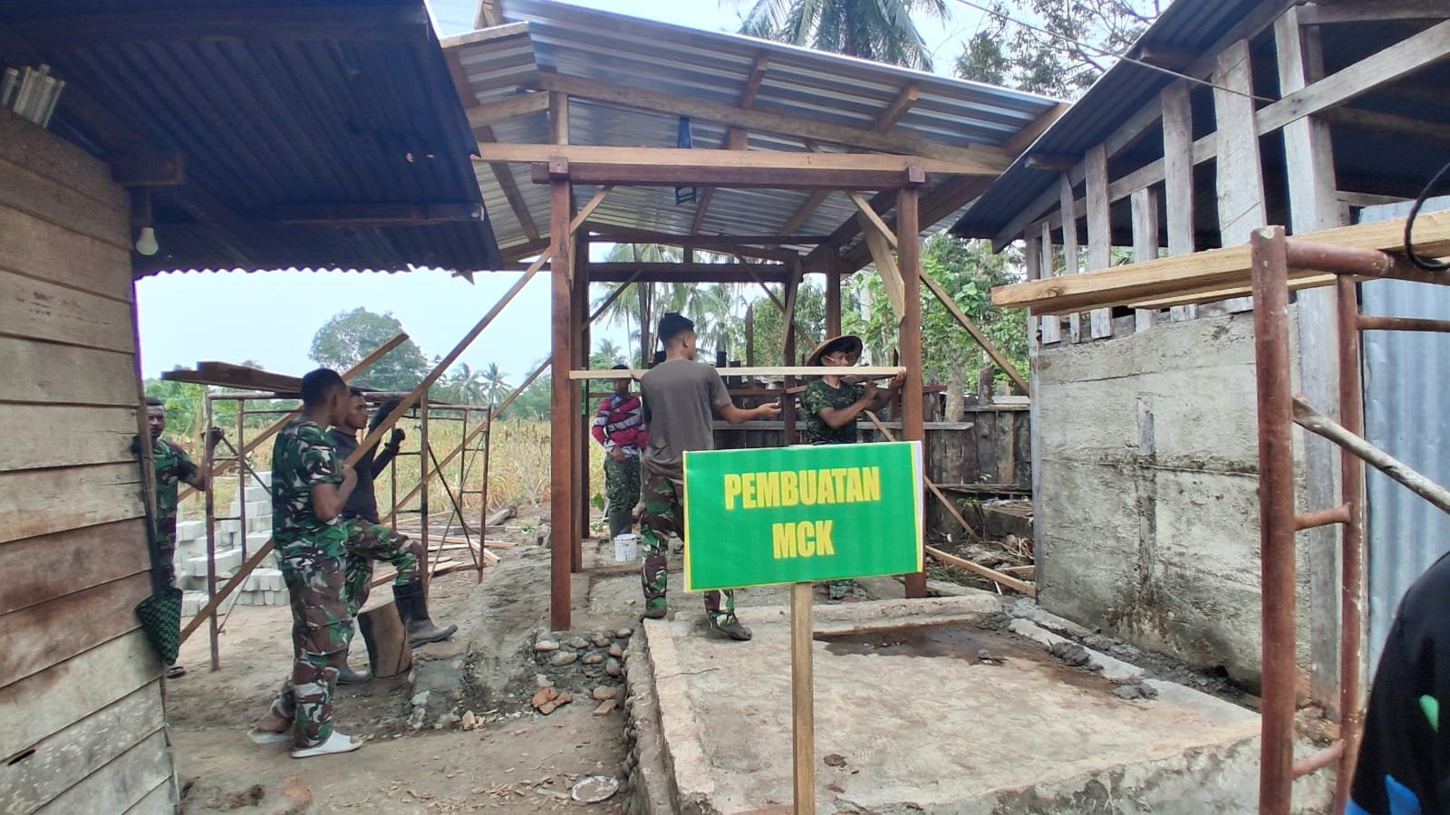 Keterlibatan TNI dalam TMMD ke-130 Memperkuat Kemandirian Masyarakat Nabire