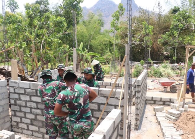 Mewujudkan Hunian Layak: Proyek TNI di Desa Pojok Berikan Harapan Baru