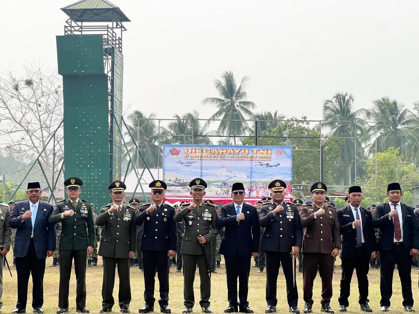 Kodim 1307/Poso Perkuat Kerja Sama di Peringatan HUT TNI ke-81