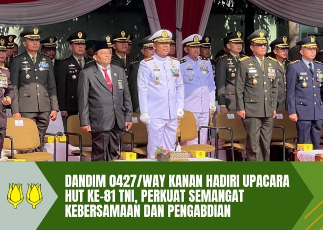 Memperkuat Ikatan TNI dan Masyarakat di Peringatan 81 Tahun TNI