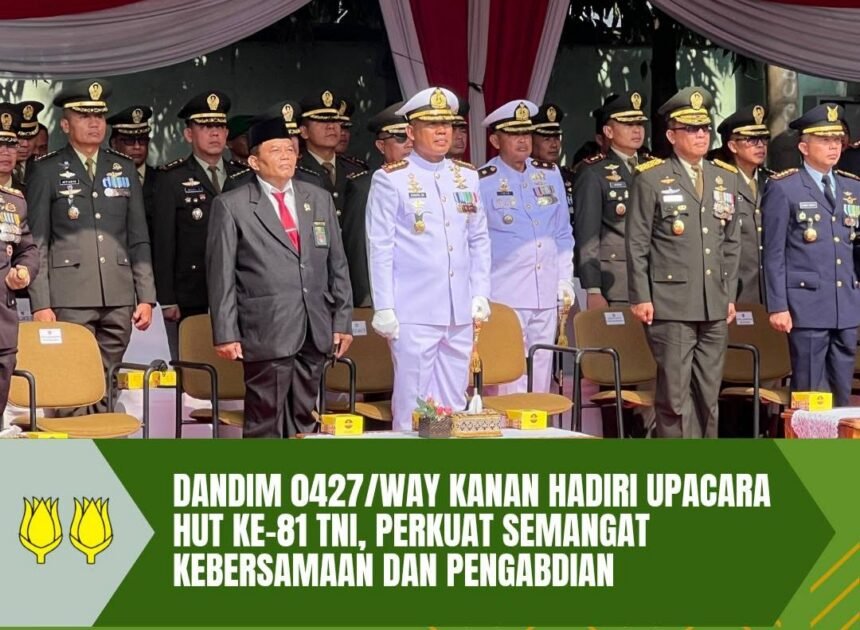 Memperkuat Ikatan TNI dan Masyarakat di Peringatan 81 Tahun TNI