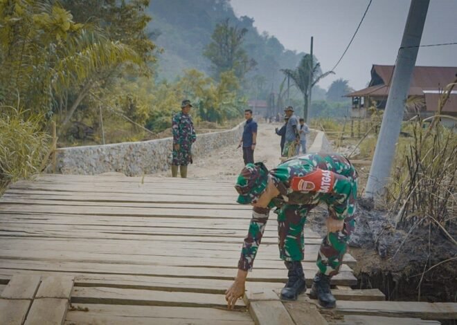 Kunjungan Dansatgas TMMD ke-130 Berikan Dukungan Langsung kepada Prajurit Luwu Timur