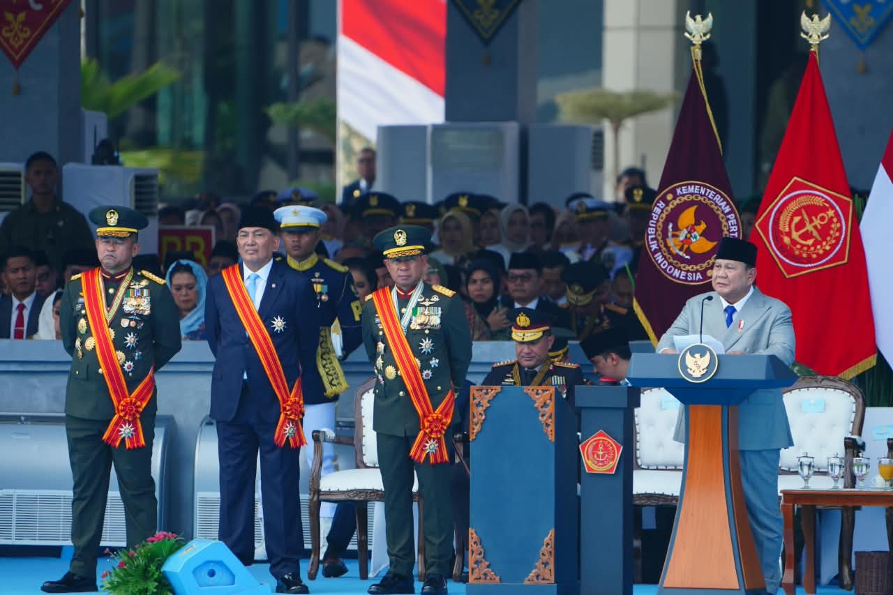 Kepala Staf Angkatan Darat Resmikan Lima Kodam Baru Saat HUT TNI