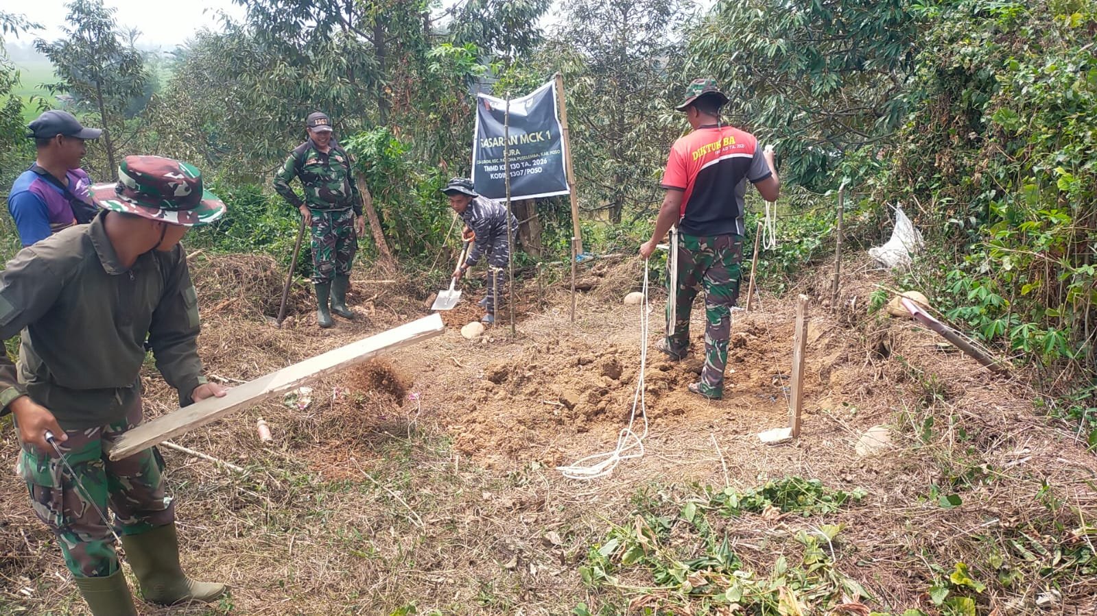 Proyek MCK Desa Leboni: Satgas TMMD Tingkatkan Kualitas Sanitasi Warga