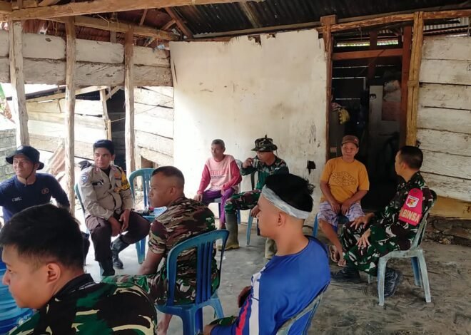 Satgas TMMD ke-130 Dekatkan Diri dengan Warga Melalui Kegiatan Komunikasi Sosial