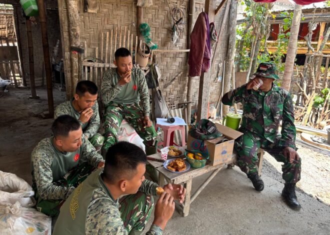 Hidangan Sehari-hari Warga Sebagai Ungkapan Terima Kasih untuk Prajurit TMMD