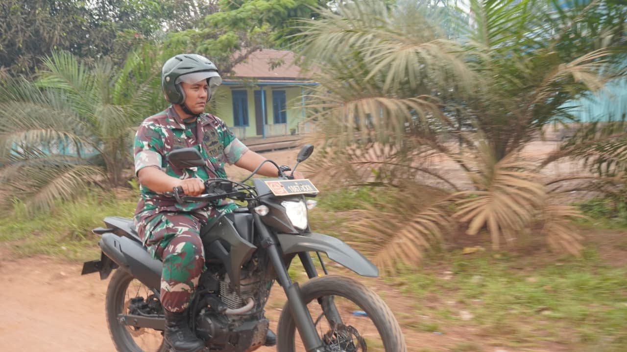 Dandim 1015/Sampit Kunjungi Lokasi Sebaran Api di Mentaya Seberang