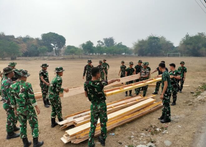 Pembangunan Sarana Fisik TMMD ke-130 Dipercepat Melalui Mobilisasi Material di Tangerang