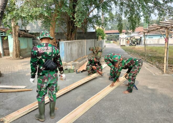 Keterampilan Satgas TMMD ke-130 Tingkatkan Standar Kualitas dalam Proyek Pembangunan