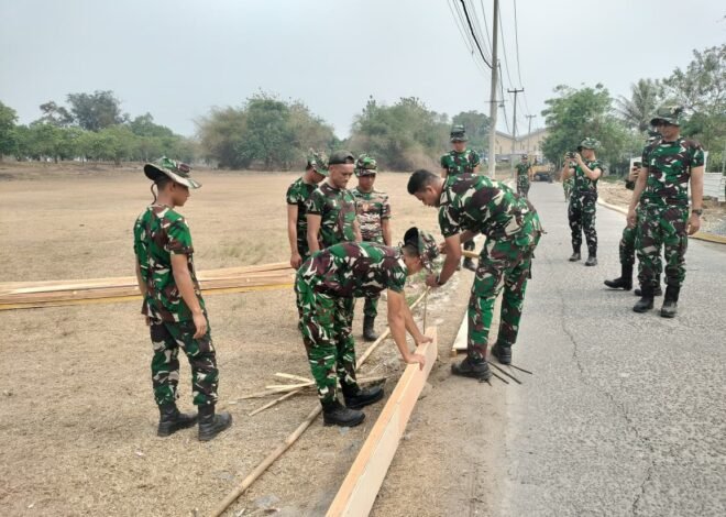 TMMD Ke-130 Mendorong Kemajuan Infrastruktur di Desa Sumur Bandung