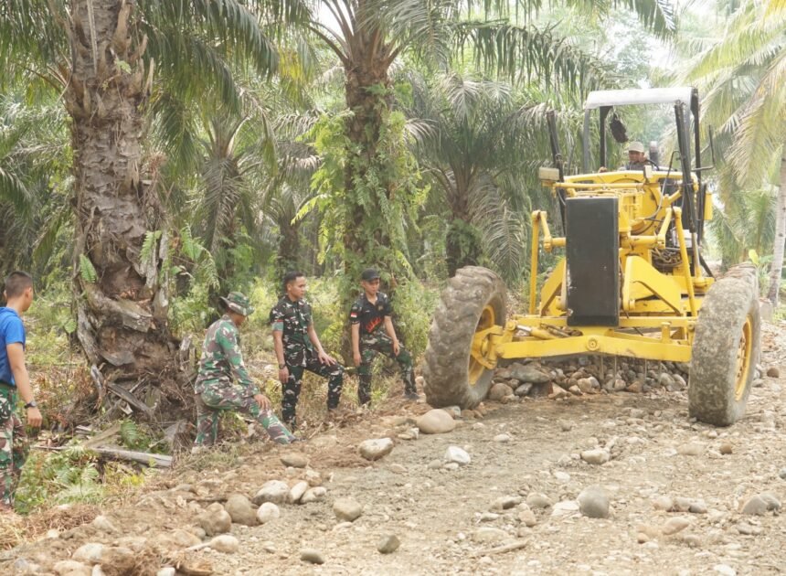 Proyek TMMD ke-130: Jalan Baru, Harapan Ekonomi Bagi Masyarakat Perbatasan