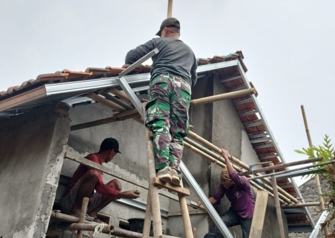 TNI Perkuat Kesejahteraan Masyarakat dengan Renovasi Rumah Bapak M. Syafi’i