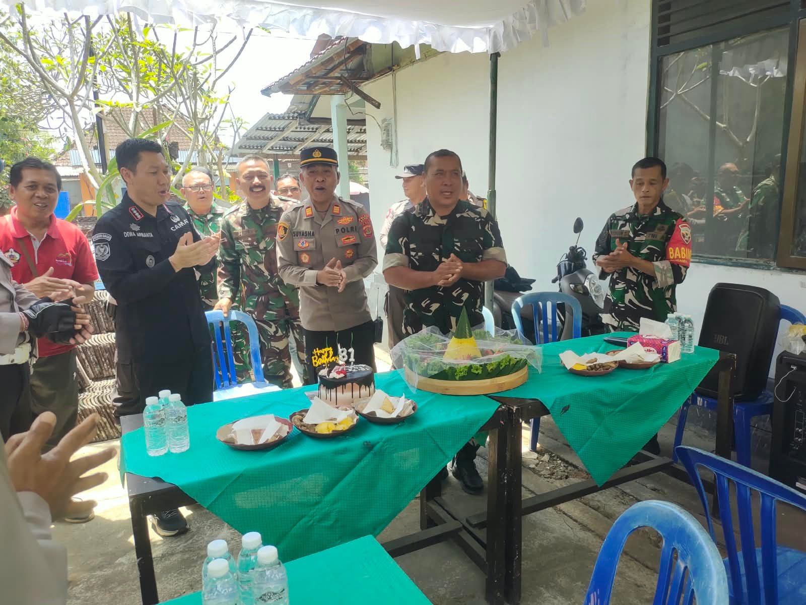 Kolaborasi Unik TNI dan Polri dalam Merayakan HUT ke-81 di Bangli