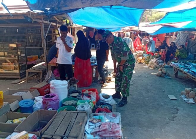 Serda Kasaman Tinjau Ketersediaan Sembako untuk Menjaga Stabilitas Harga