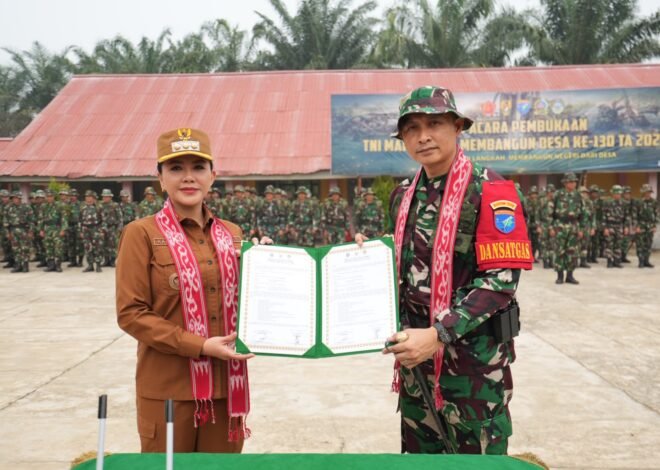 TMMD 130 Landak dimulai, prioritas pembangunan untuk kesejahteraan desa Amboyo Selatan