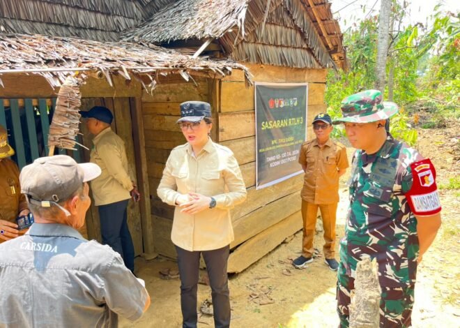 Bupati Poso dan Dandim 1307 tinjau rumah layak huni di Leboni pasca TMMD