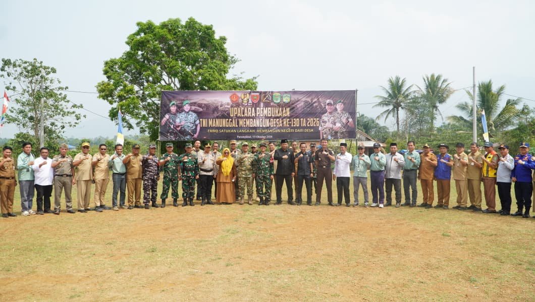 Pembangunan Infrastruktur TMMD ke-130 Digelar untuk Tingkatkan Kesejahteraan Desa Luwu Timur