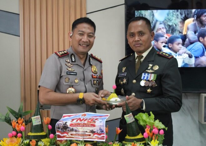 Kapolres Lamandau Tampilkan Kehangatan Silaturahmi di HUT TNI ke-81